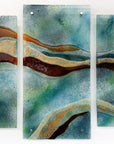 Artisan Woodland Staggered Triptych