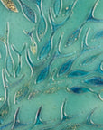 Artisan Swimming Fish Extra Large Art Frame - Turquoise