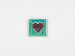 Love Heart Magnet - Samphire