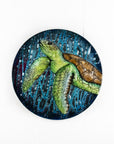Artisan Exceptional Sea Turtle Round Panel