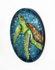 Artisan Exceptional Sea Turtle Round Panel