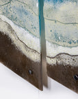 Artisan View From Above 90cm Staggered Triptych