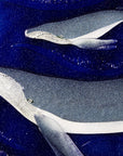 Artisan Drifting Whales Round Panel