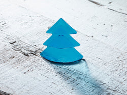 Small Christmas Tree - Turquoise
