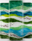 Artisan Emerald Ocean Staggered Quintych