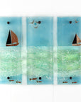 Sailing Boats Small Triptych