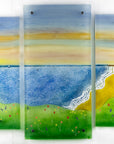 Artisan Along The Seaside Staggered Triptych