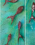 Artisan Emerald Ocean 90cm Staggered Triptych