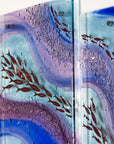 Artisan Amethyst Waves 90cm Staggered Triptych