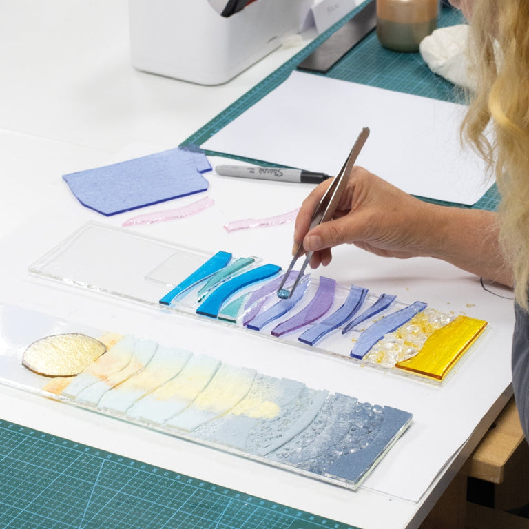 Glass Fusing Workshops Launceston Gallery – Jo Downs Handmade Glass
