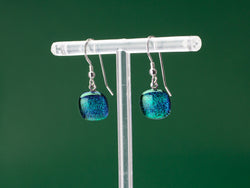 Green Drop Earrings