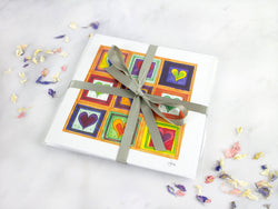 Greeting Card Pack of 5 - Hearts