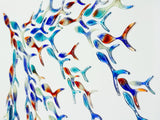 Shoaling Fish Royal Fusion Extra Large Art Frame