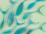 Shoaling Fish Turquoise Medium Art Frame