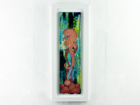 Artisan Intricate Seahorse Rectangular Art Frame