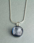 Silver Small Gem Pendant Necklace