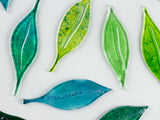 Artisan Spring Leaves Large Oblong Art Frame