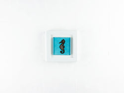 Topaz Seahorse Small Art Frame