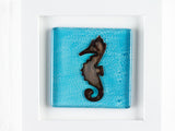 Topaz Seahorse Small Art Frame