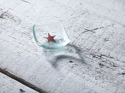 Photo of RED STAR 6cm EARRING DISH