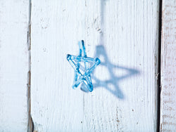 Small Christmas Star - Pastel Blue
