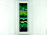 Rectangular Artisan Emerald Wave Art Frame